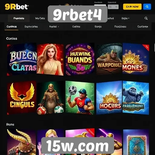 Opções de jogos disponíveis na plataforma 9rbet4